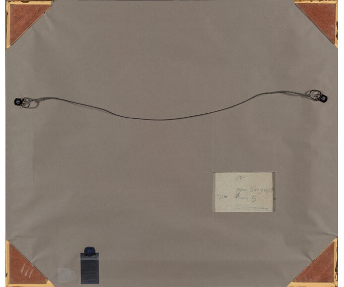 Artwork by Richard Sargent, Chef Serving Maitre'd, Made of Gouache on board