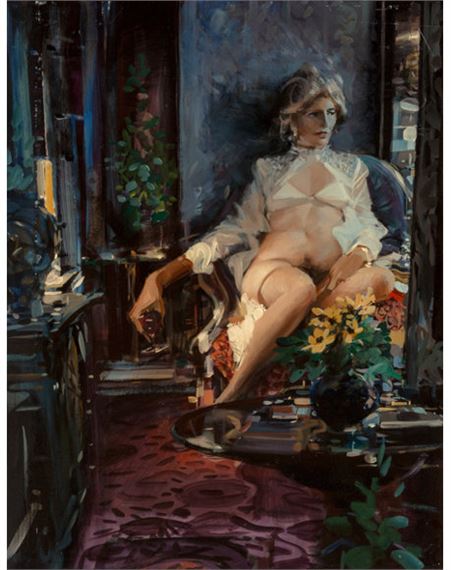A Moment to Relax by John Conrad Berkey