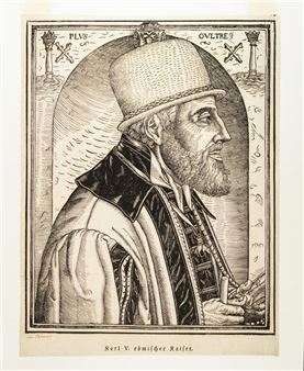 RITRATTO DI CARLO V IMPERATORE - Johann Christoph Weigel