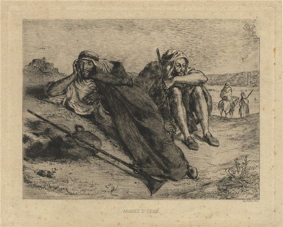 ARABES D'ORAN by Eugène Delacroix, 1833