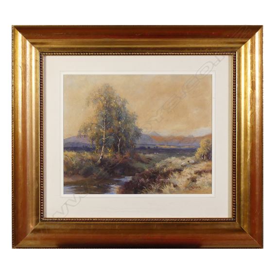 A stream in the Scottish Highland by James Scott Kinnear