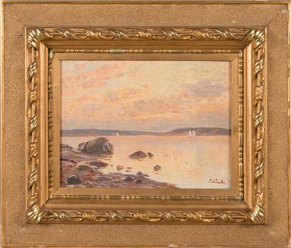 Sailing at twilight by Eugen Taube