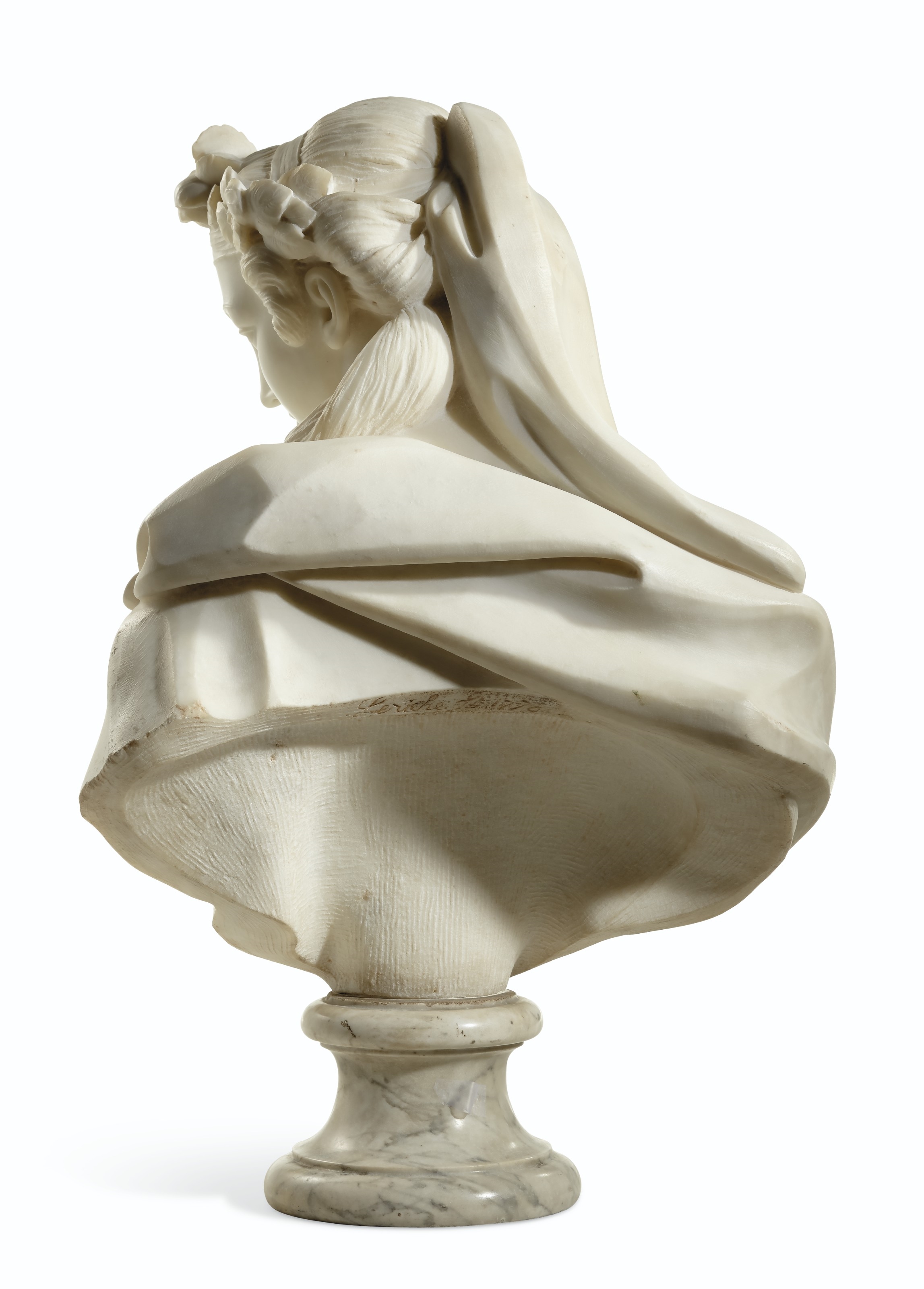French School, 19th Century | A FRENCH WHITE MARBLE BUST OF SUMMER ...