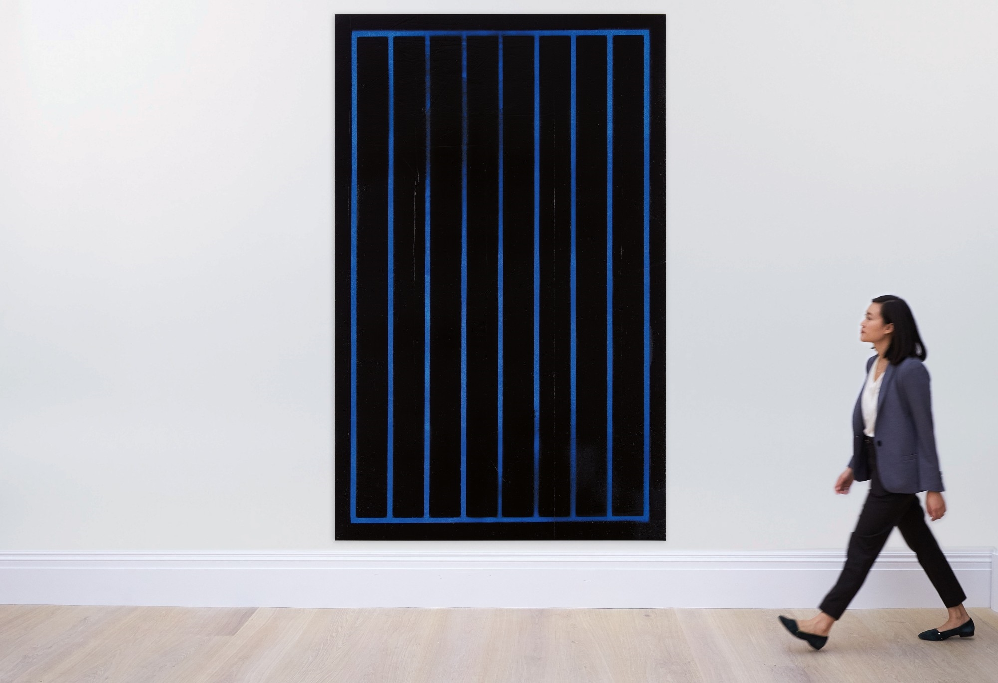 Artwork by Will Boone, UNTITLED, Made of enamel and acrylic on canvas