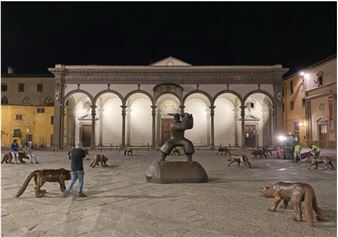 Liu Ruowang: Wolves coming to Florence - Lorenzelli Arte