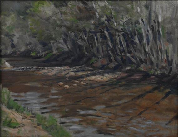 RIVERBED LANDSCAPE by Richard Lewis Crozier