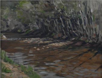 RIVERBED LANDSCAPE - Richard Lewis Crozier