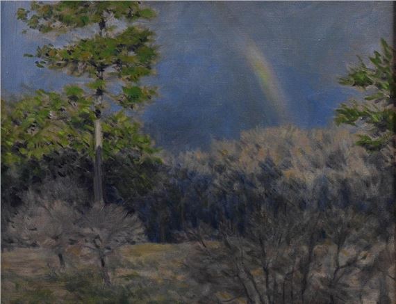 LANDSCAPE WITH RAINBOW by Richard Lewis Crozier