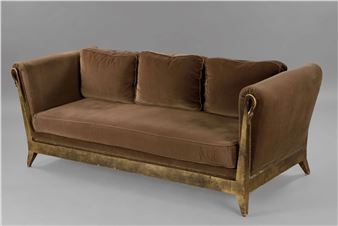 A lacquered gilt-wood daybed - Jean Saint-Georges