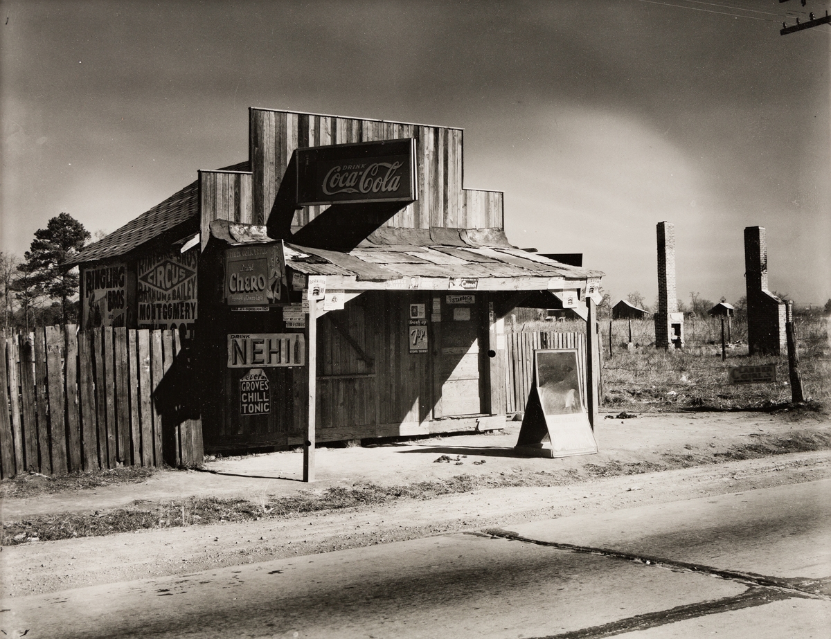 Walker Evans Custom case with 11 of Evan's iconic FSA photographs documenting the effects of