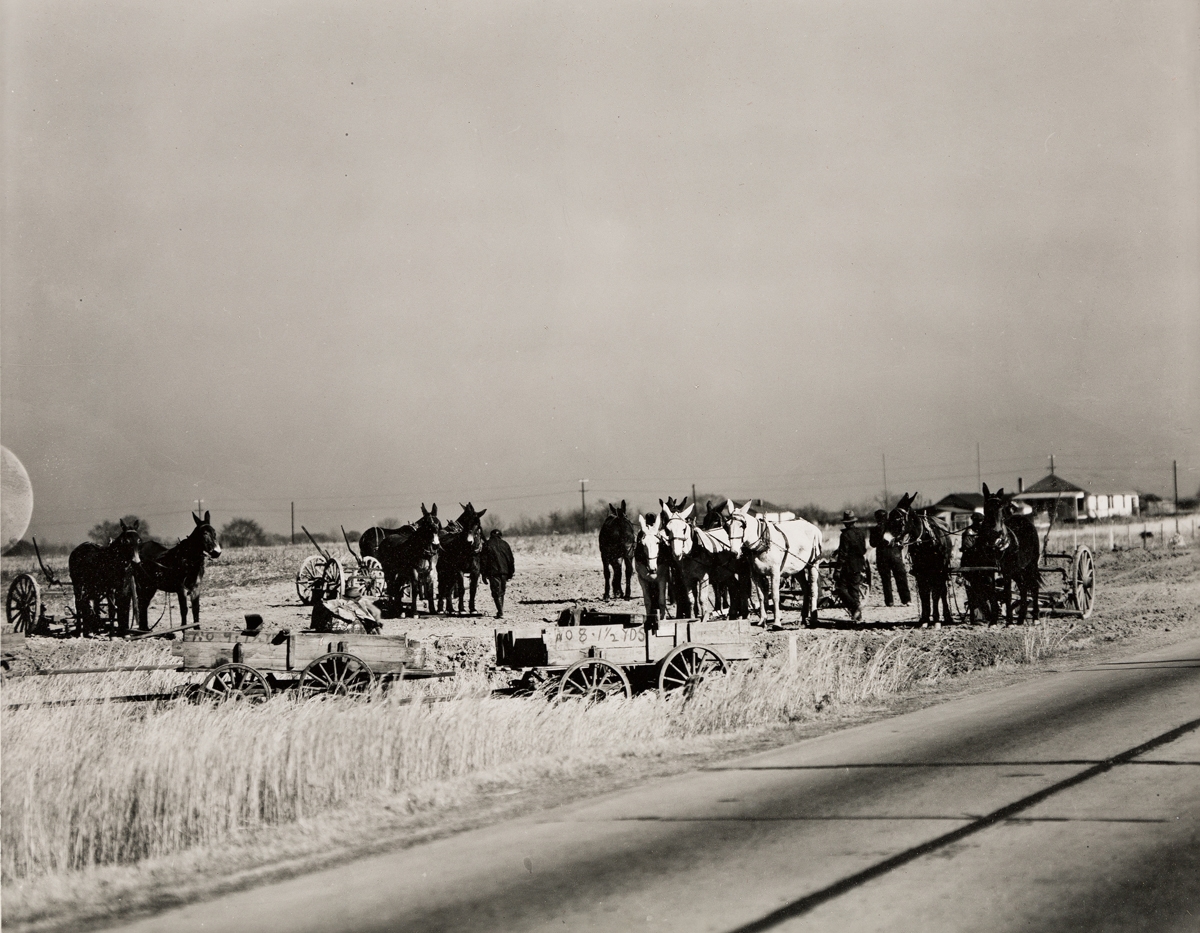 Walker Evans Custom case with 11 of Evan's iconic FSA photographs documenting the effects of