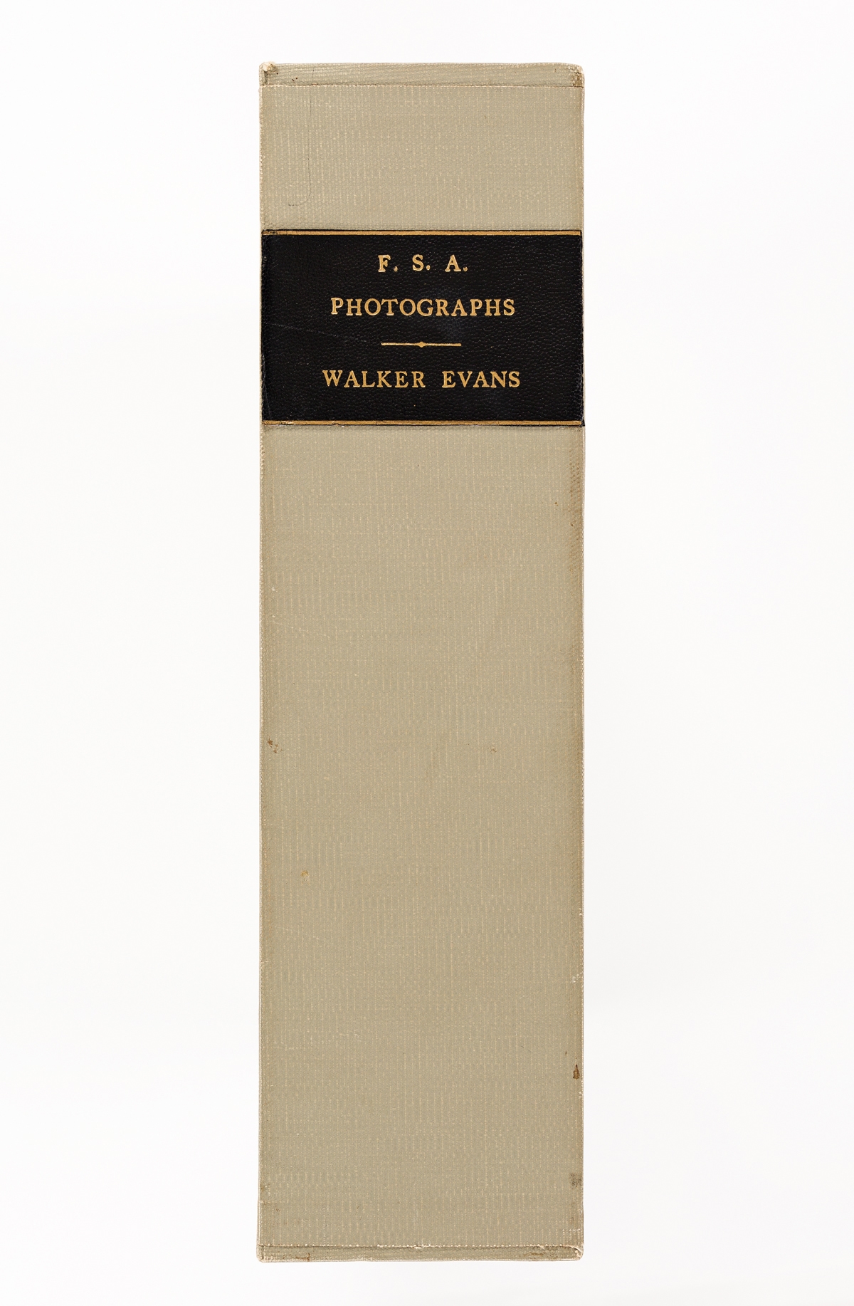 Walker Evans Custom case with 11 of Evan's iconic FSA photographs documenting the effects of