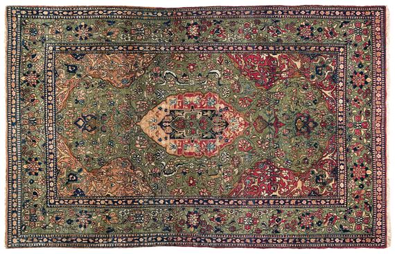 Kashan Motashen carpet by Persian School, 19th Century
