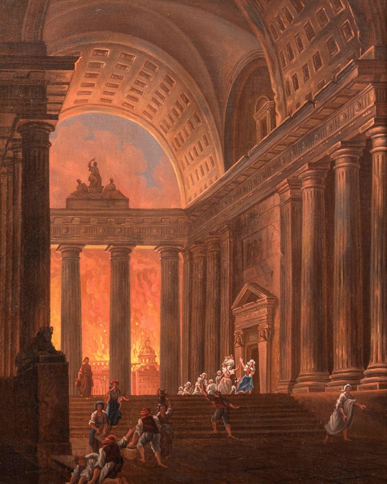 Italian School, 18th Century | L’incendie de Rome | MutualArt