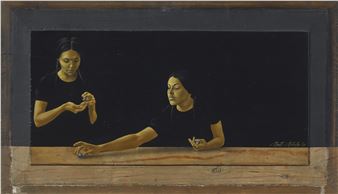 Three sunsets. - Agate Apkalne