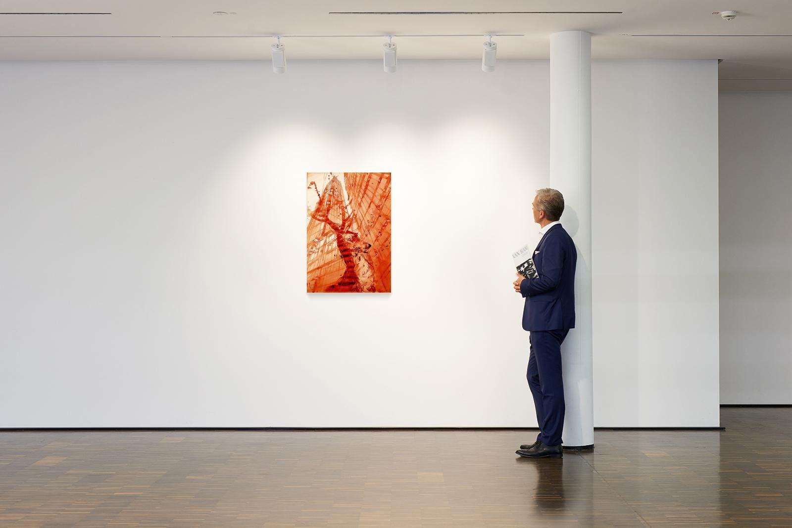 Artwork by Slava Seidel, HochHausHirsch., Made of India ink on paper