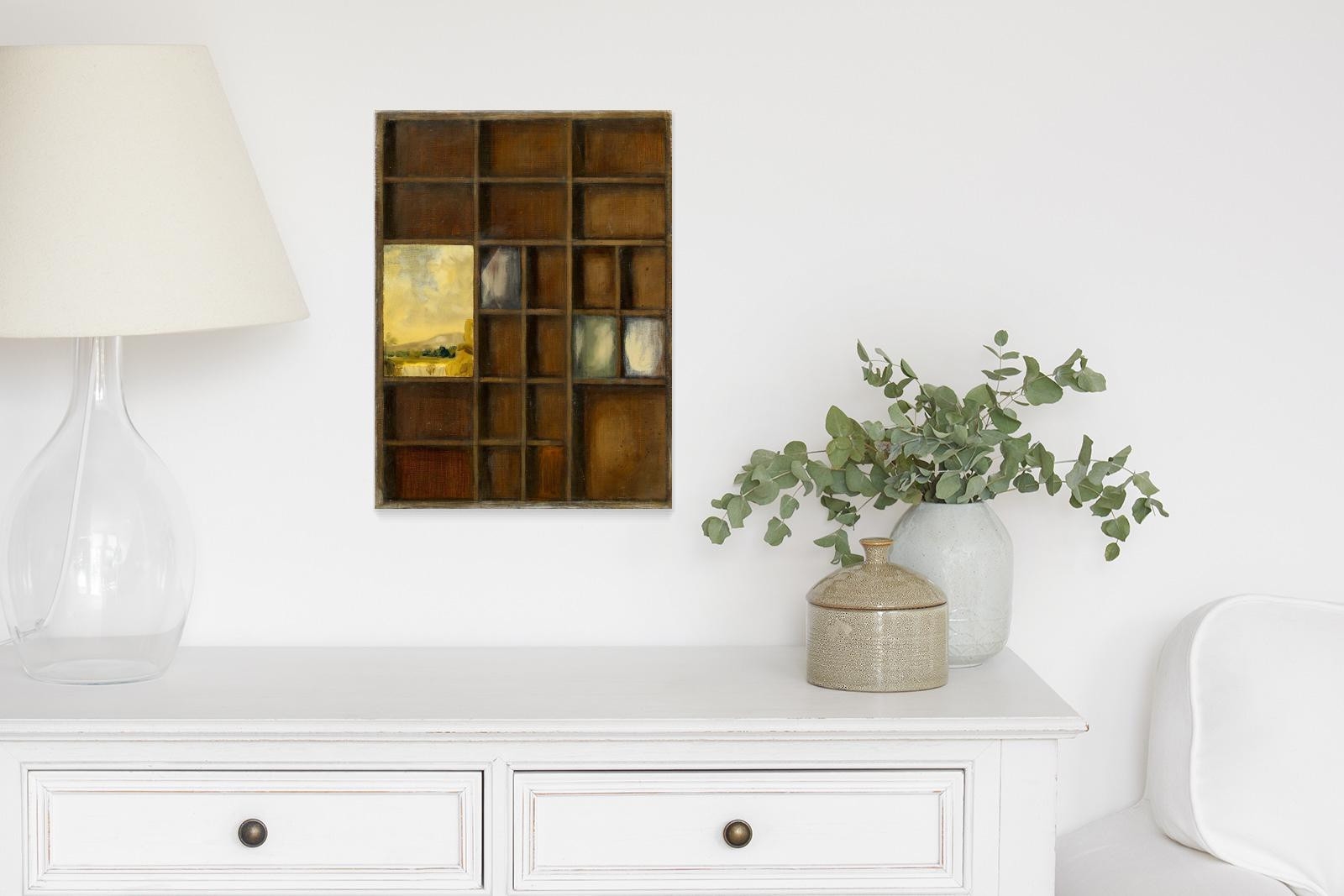 Artwork by Anna Hughes, The Room Where You Sleep., Made of Oil on canvas