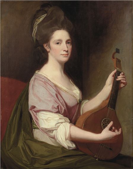 Portrait of Mrs. Henrietta Smith (1735-1795), three-quarter-length by George Romney
