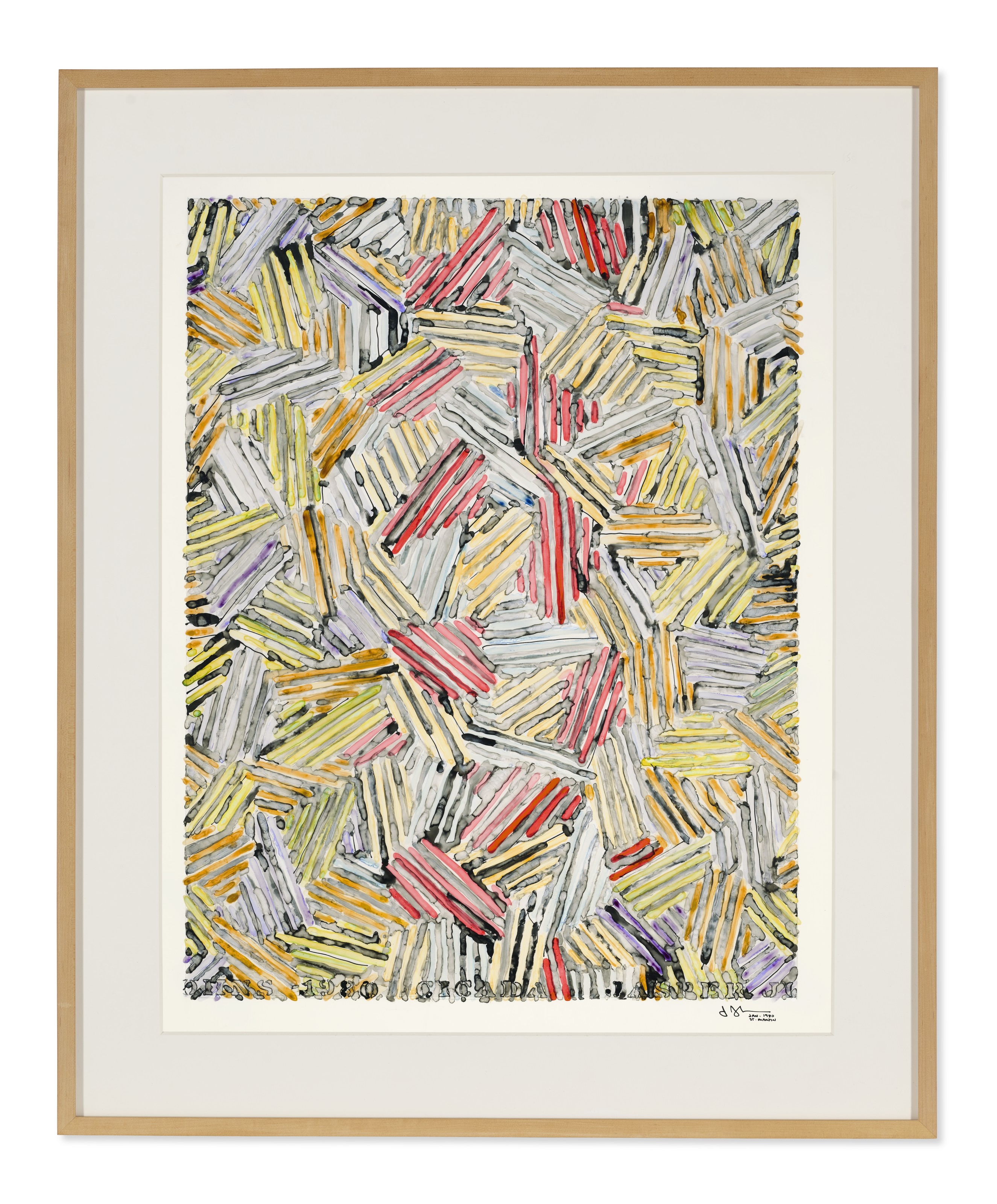 Jasper Johns | Cicada (1980) | MutualArt