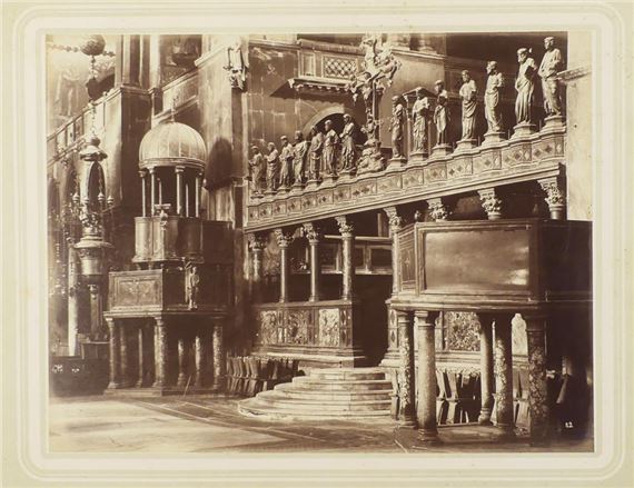 Choir Screens, San Marco, Venice by Carlo Naya, 1870