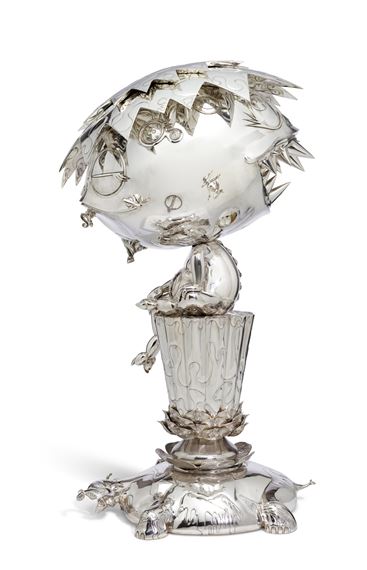 Takashi Murakami | Oval Buddha Silver | MutualArt