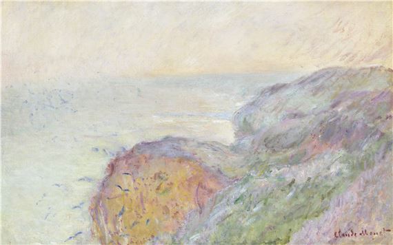 Falaise près de Dieppe by Claude Monet, Painted in 1897