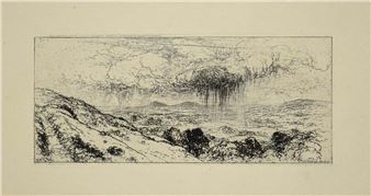 The Storm over the Landscape - Sir John Charles Robinson