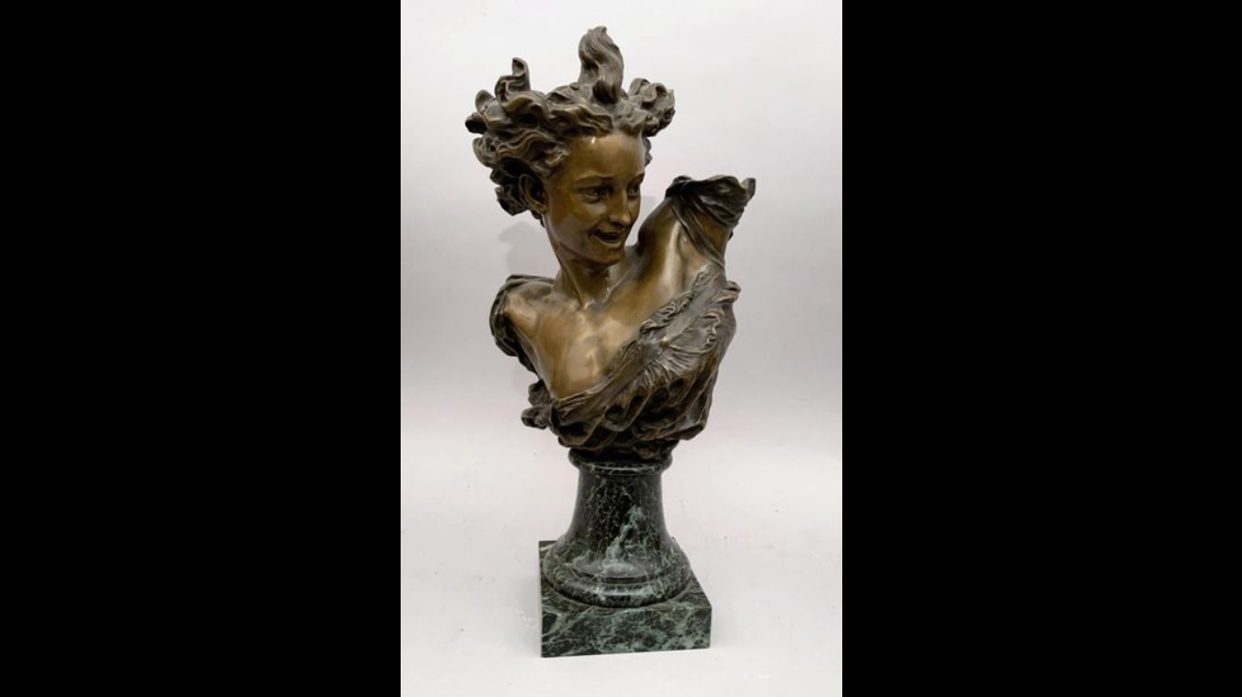 Jean-Baptiste Carpeaux | Bust of the genius of the dance | MutualArt