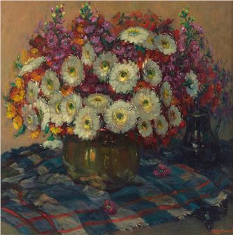 A floral still life - Frans Roofthooft