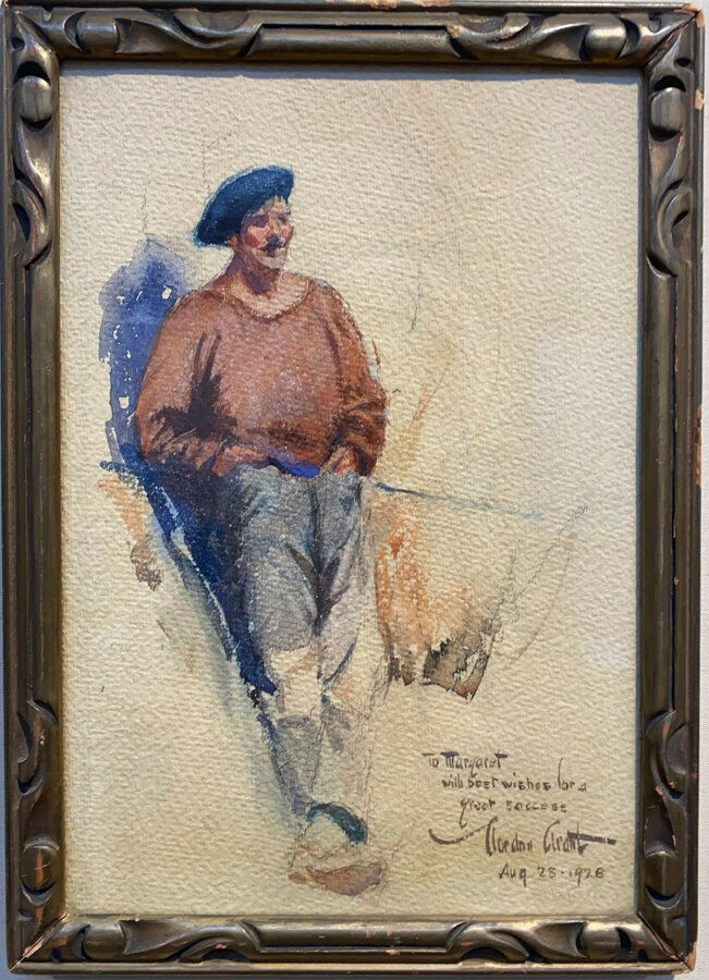 Old Salt - Fisherman by Gordon Grant