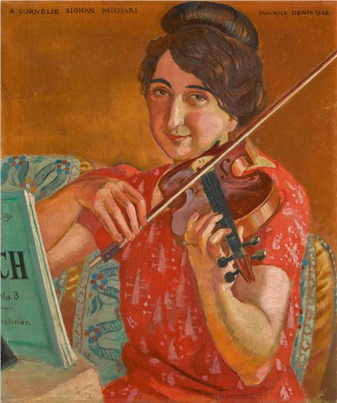 PORTRAIT DE CORNÉLIE SIOHAN PSICHARI by Maurice Denis, dated 1922