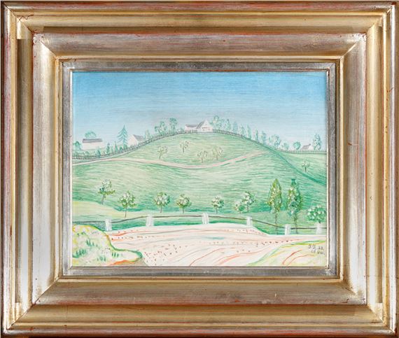 Beautiful Mountain (Green Landscape) by Jan Zrzavý, 1933