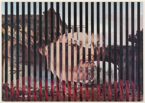 Collage by Jiří Kolář, 1968