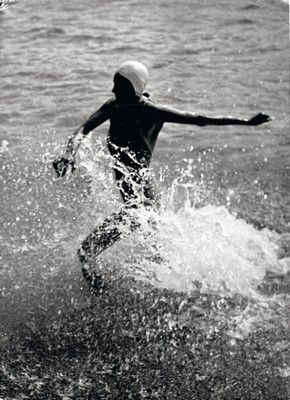 Two works: La plage (2) by Hein Gorny, circa 1940