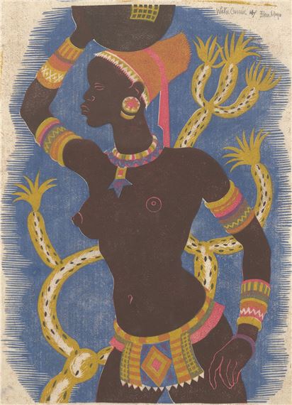 Water Carrier by Eileen Mayo, 1937