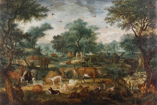 Flemish School 17th Century | Adamo ed Eva nel paradiso terrestre