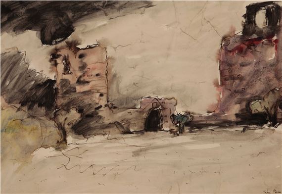 John Piper | A STUDY OF RUINS | MutualArt