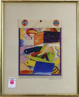 Untitled (Geometric Whimsy) - Harold Schlotzhauer