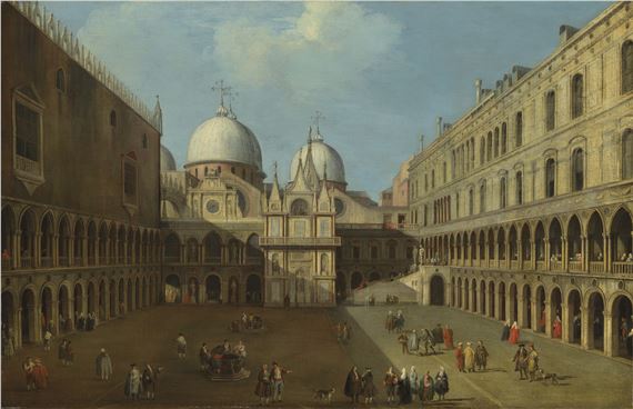 Master Of The Ridotto | The Ridotto in Venice with masked figures ...