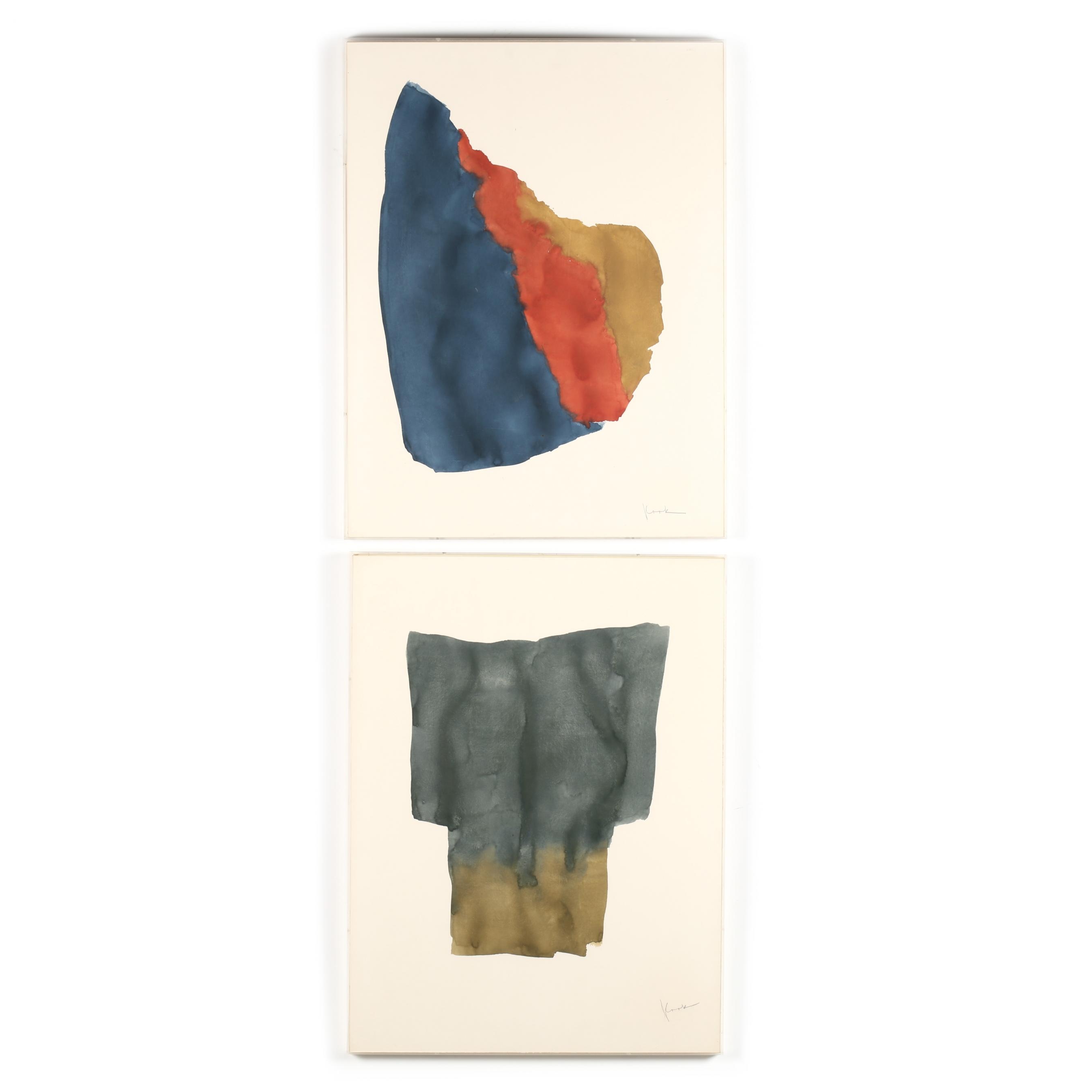 Artwork by John Cook, Idol and Lode, Made of Watercolor on paper