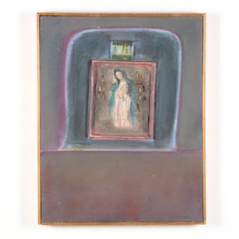 Madonna with Milagros - Alberto Myangos