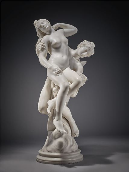 CUPID AND PSYCHE by Laurent-Honoré Marqueste