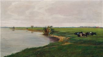 PASTWOOD ON THE RIVER - Kazimierz Szmyt