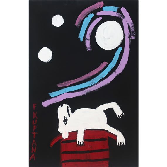 UNTITLED (MOON SPINS) by Floyd Kuptana