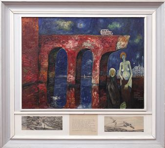 Roger Loewig(1930-1997): Noch Tönt Gesang Unter der Zerbrochenen Brücke - Center for Persecuted Arts, Solingen