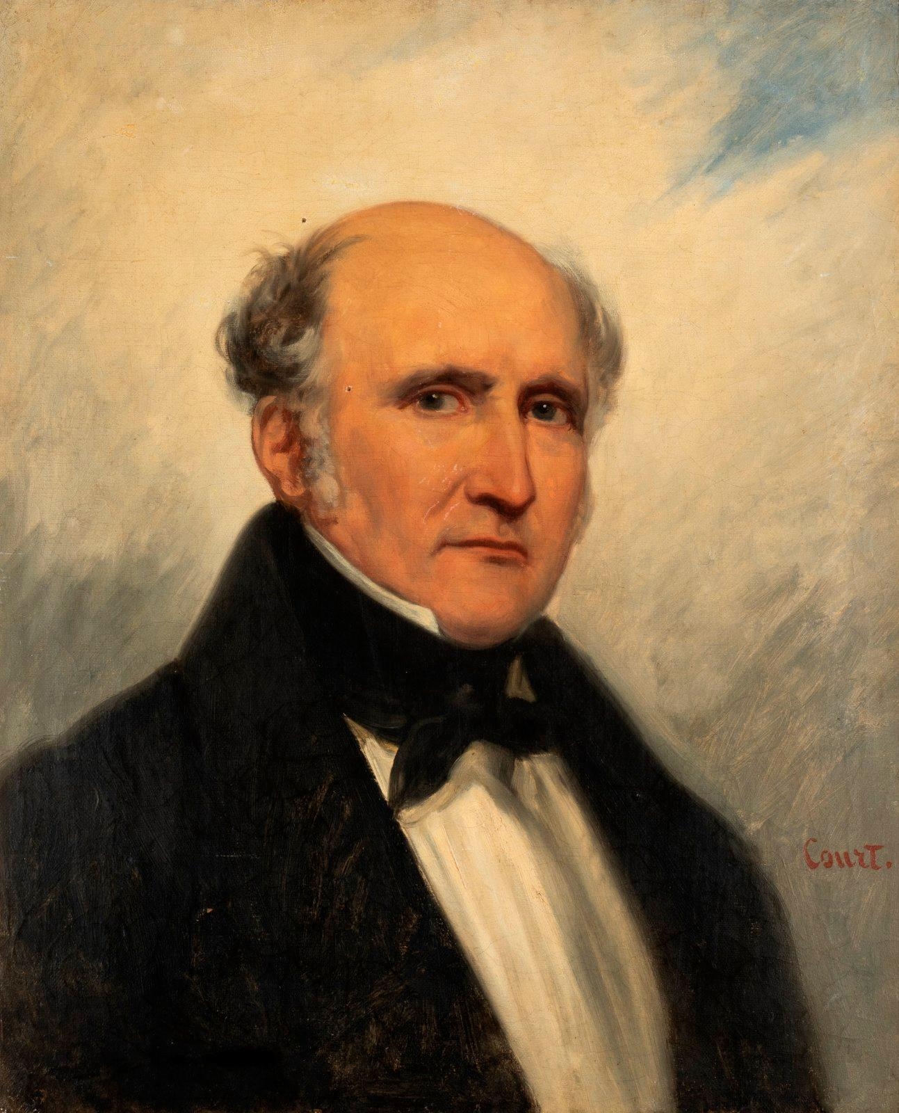 Artwork by Joseph Désiré Court, Portrait of Duke Decazes, Made of Oil on canvas