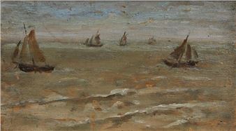 Vessels in heavy weather - Georges Duvillier