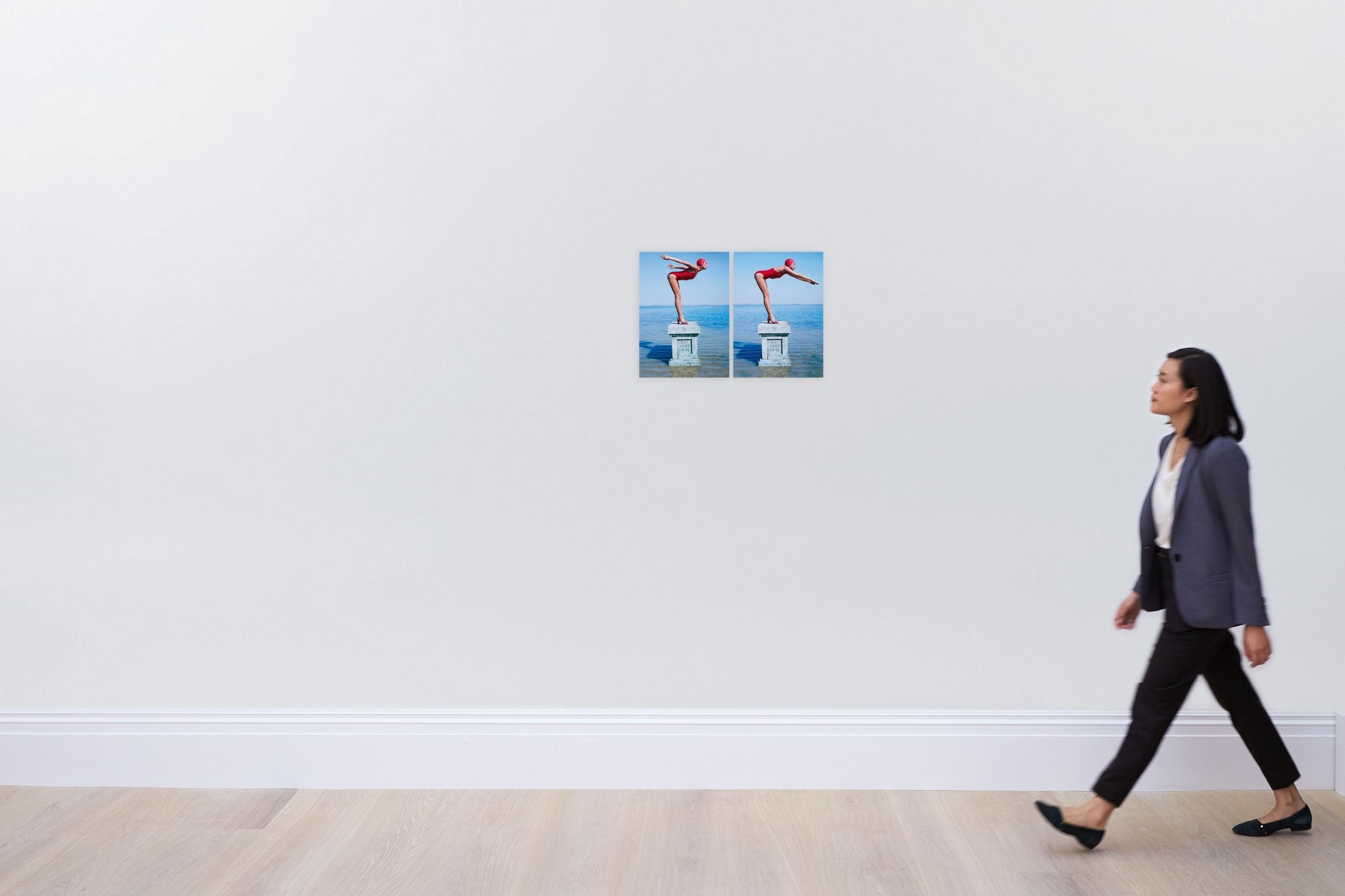 Artwork by Norman Parkinson, JERRY HALL', RUSSIA, VOGUE (DIPTYCH), Made of chromogenic prints