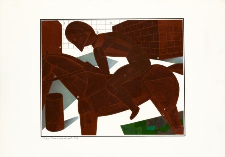 Artwork by Emanuele Centazzo, Studio per copia dal vero, Made of Mixed technique on wood