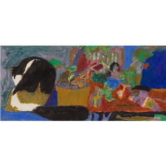 CAT, PLANT AND PICTURE NO.1 - Alexander Allan